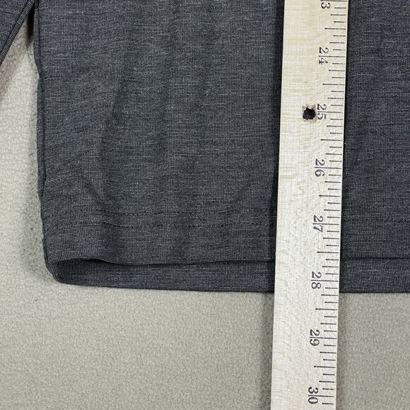 Luka Dilong‎ Pullover Mens 48 Gray 1/4 Zip Mock Neck Knit Long Sleeve Stretch - Picture 7 of 13